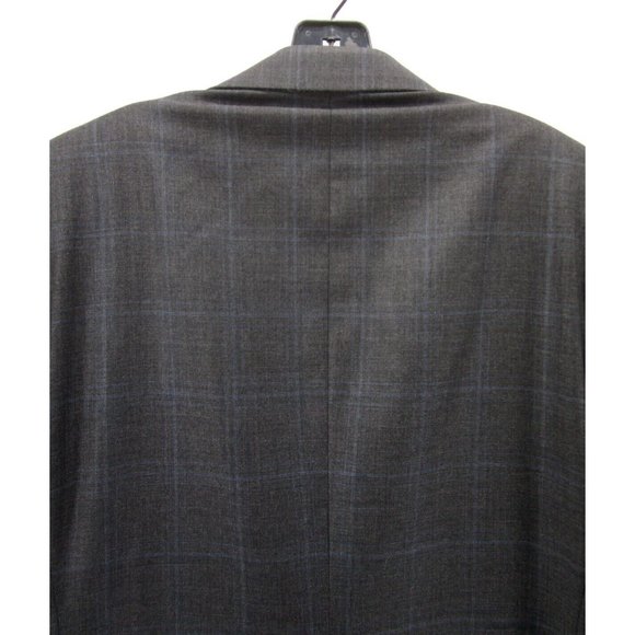 Hickey Freeman Blazer 42 Jacket Worsted Wool Sport Coat Nordstorm Check - Picture 9 of 14